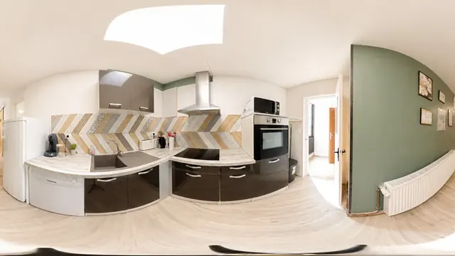 Prévisualisation 360 de la cuisine équipée d’Arc Immo